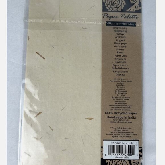 2 NEW Packs Provo Craft Mini Scraps Neutrals Paper Palette Scrapbooking - Picture 3 of 3